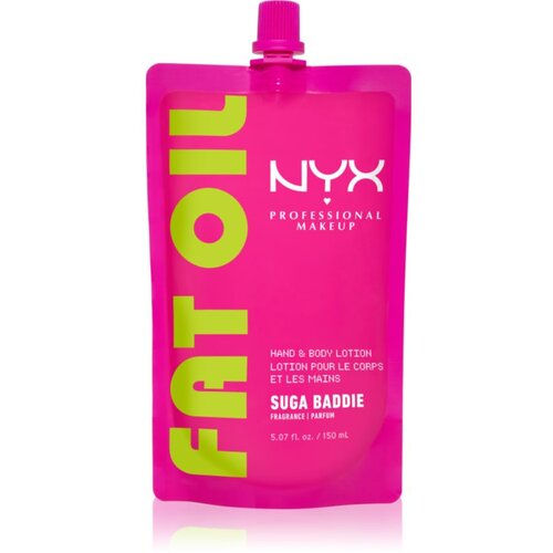 NYX Professional Makeup Fat Oil Body hidratantno mlijeko za ruke i tijelo s mirisom Suga Baddie 150 ml Cijene