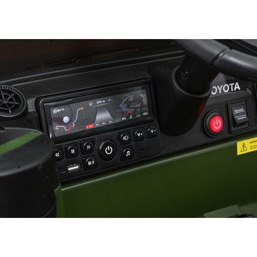  Licencirani auto na akumulator Toyota Land Cruiser PRADO 4x4 - tamno zeleni Slike