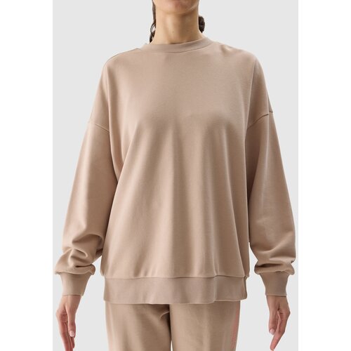 4f Women's oversize sweatshirt - beige Cene