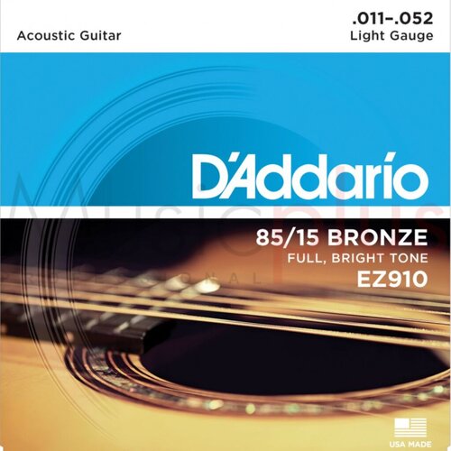 D&amp;#039;Addario Žice za akustičnu gitaru EZ910, 6 žica Slike