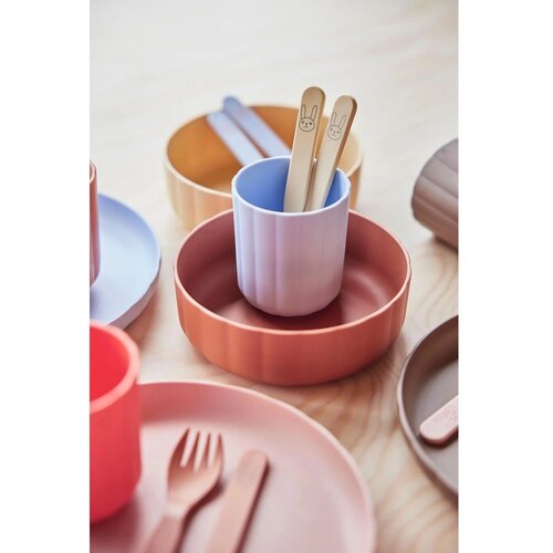 OYOY Mini Plastičan dječji set posuđa 3 kom Pullo &amp;ndash; Slike