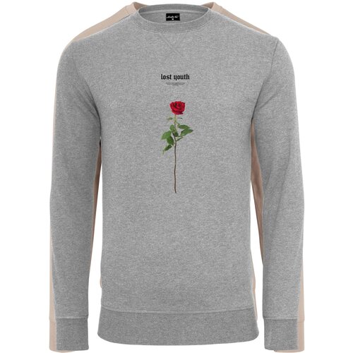 MT Men Lost Youth Rose Crewneck Grey Slike