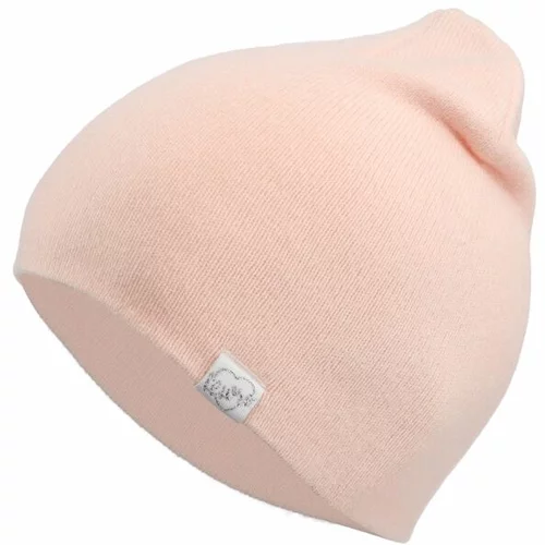 Lewro ISARA Pletena kapa za djevojčice, ružičasta, veličina
