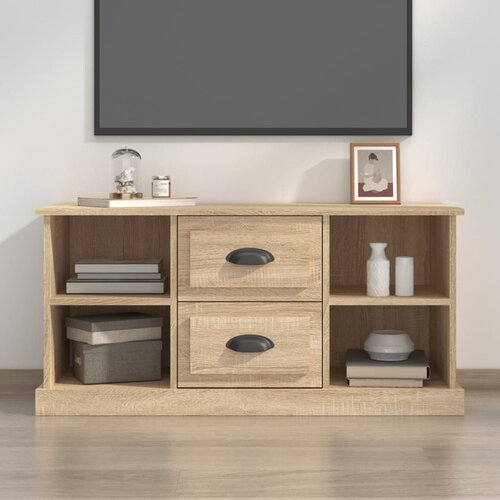 TV ormarić boja hrasta sonome 99,5x35,5x48 cm konstruirano drvo Cijene