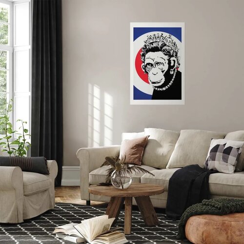  Plakat - Monkey Queen 21x30 Bez okvira s margom Slike