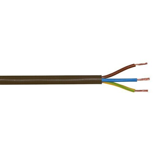 Kabel po dužnom metru (H03VV-F3G0,75, Smeđe boje) Cijene