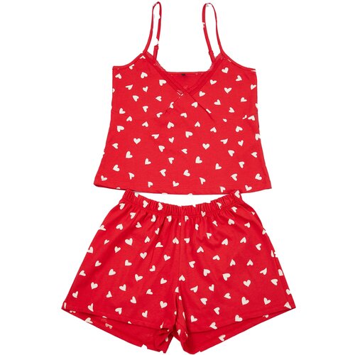 Trendyol Ženski set pidžame Thmss24Pt00106, Crveni Cene