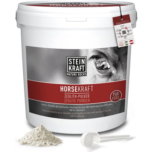 Steinkraft Zeolit v prahu Pur HORSEKRAFT - 7,50 kg Slike