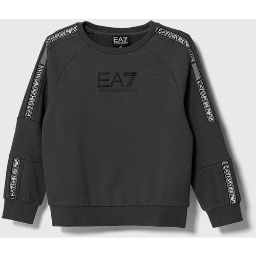 Ea7 Emporio Armani Otroški pulover siva barva