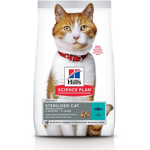 Hill’s Science Plan Young Adult Sterilised tuna - 10 kg Cene