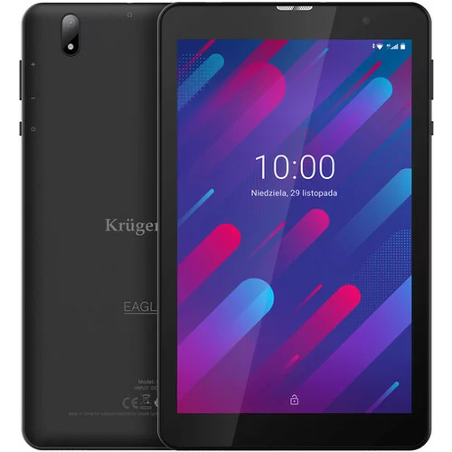 Kruger matz KRUGER&MATZ 5Mpx mobilna tablica Android 13 4G LTE 2x SIM FM EAGLE 806 črna KM0806.1