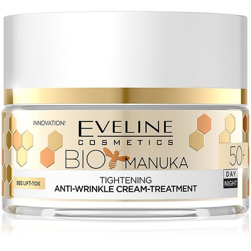 Eveline Cosmetics Bio Manuka učvrstitvena in gladilna krema 50+ 50 ml Cene