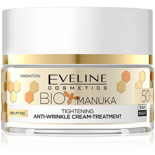 Eveline Cosmetics Bio Manuka učvrstitvena in gladilna krema 50+ 50 ml