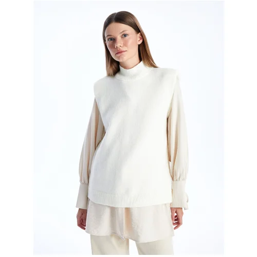 LC Waikiki Women's Half Turtleneck Straight Knitwear Sweater