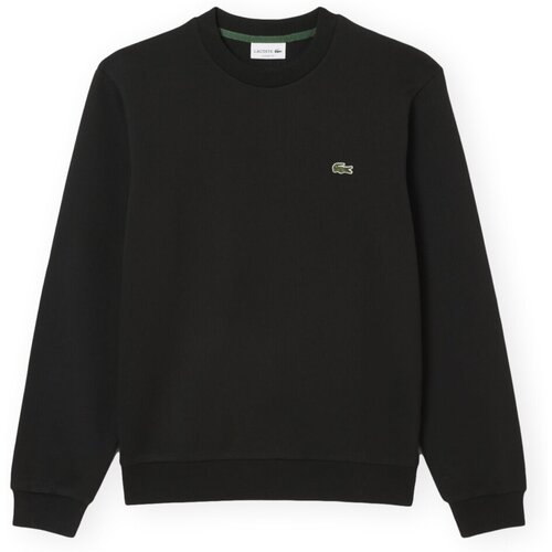 Lacoste Puloverji Classic Fit Fleece Sweatshirt SH9801 - Black Črna Slike