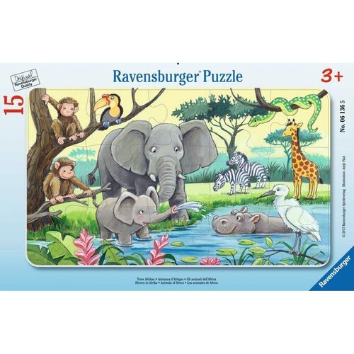Ravensburger 15 delna sestavljanka Živali v Afriki 061365 Cene