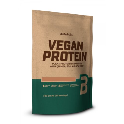 Biotechusa vegan Protein 500 g Čokolada/Cimet Slike