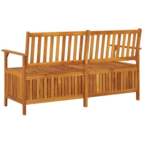 vidaXL Klop za shranjevanje 148 cm trden akacijev les Cene