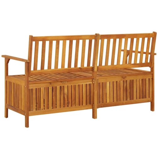 vidaXL Klupa za pohranu 148 cm od masivnog bagremovog drva Cijene