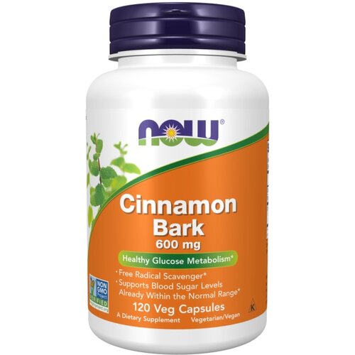 Now Foods Kitajski cimet - Cinnamon Bark NOW, 600 mg (120 kapsul) Cene