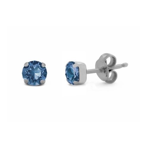 Victoria Cruz celina denim blue mindju&amp;scaron;e sa swarovski kristalom ( a3736-18ht ) Slike