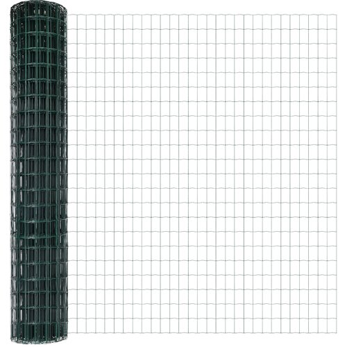 vidaXL Evropska ograja s 5 U stebrički Zelena 1.5x10 m Jeklo, (22084779) Cene