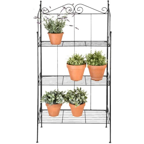 Esschert Design 3-nadstropni regal Etagere L, (20693347) Cene
