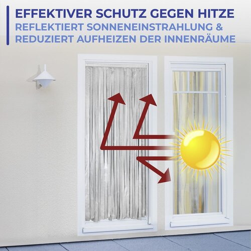 Maximex Crna/u srebrnoj boji termo izolacijska zavjesa za vrata 90x200 cm &amp;ndash; Slike