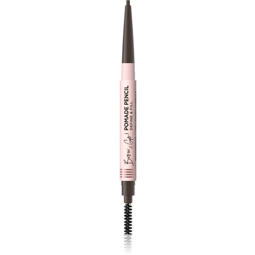 Eveline Cosmetics Brow &amp;amp; Go! vodootporna olovka za obrve sa četkicom 2 u 1 nijansa Dark Brown 4 g Slike