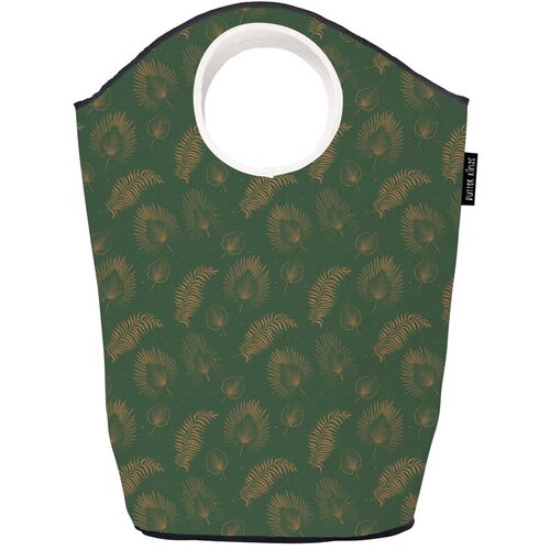 Butter Kings Zelena ko&amp;scaron;ara za shranjevanje Boho Leaves, 60 l Slike