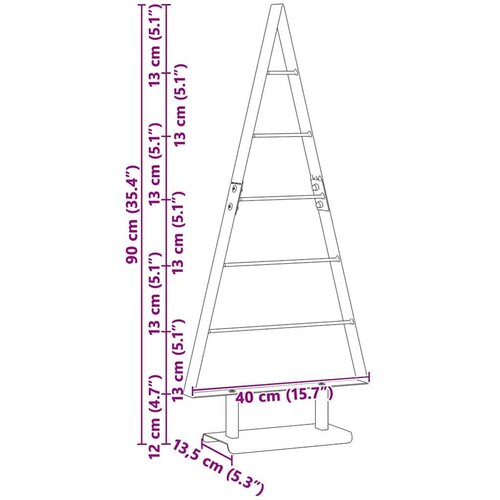 VidaXL Metalna božićna jelka s stalakom Crna 90 cm Čelik Slike
