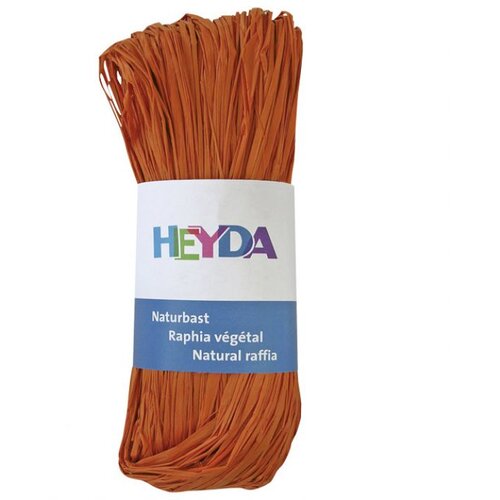  RAFIJA PRIRODNA 50G HEYDA 20-48877 94 NARANČASTA Slike