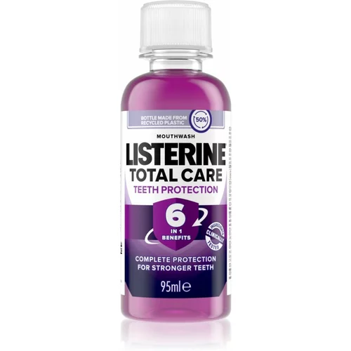 Listerine total Care Teeth Protection Mouthwash 6 in 1 vodice za ispiranje usta 95 ml
