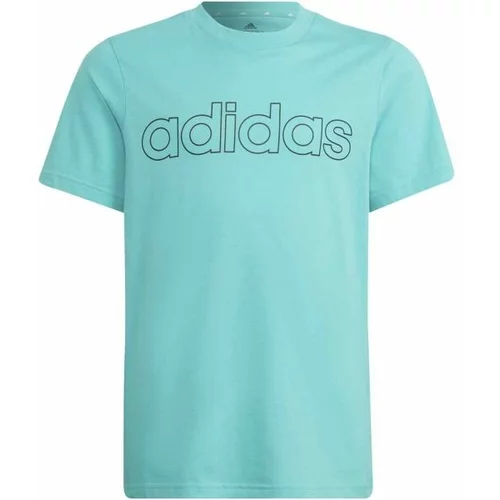 Adidas LIN T Majica za dječake, zelena, veličina