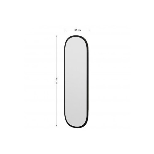 Hanah home ogledalo Magnum, 40x117cm, crno Slike
