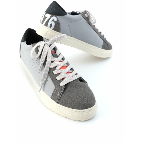 Marjin Men's Sneaker Comes Lace-Up Sneakers Gray Slike