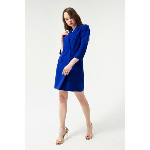 Lafaba Dress - Dark blue - Blazer dress Slike