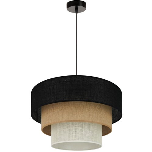  Brilagi - Visilica na sajli ASPEN LUNETA 1xE27/15W/230V &amp;Oslash; 45 cm crna/bež/krem Slike