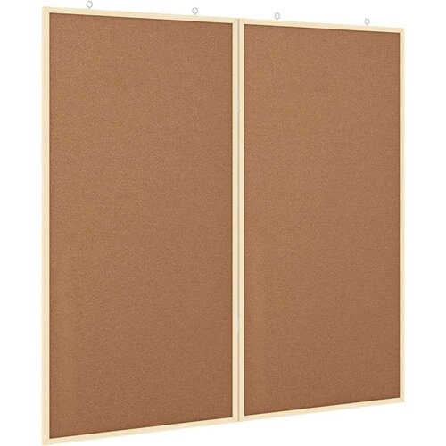 vidaXL Bilten tabla Rjava 80 x 80 x 1.4 cm Trdna borovina, (5000152606) Cene