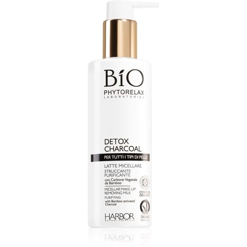 Phytorelax Laboratories Bio Detox Charcoal micelarno mleko za odstranjevanje ličil z aktivnim ogljem 200 ml Cene