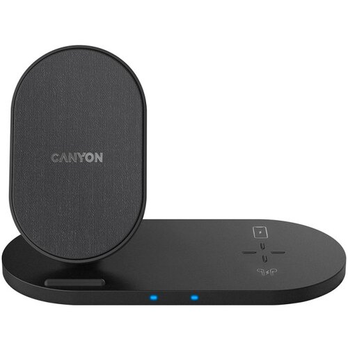 Canyon wireless charger WS-202 10W 2in1 Black Cijene