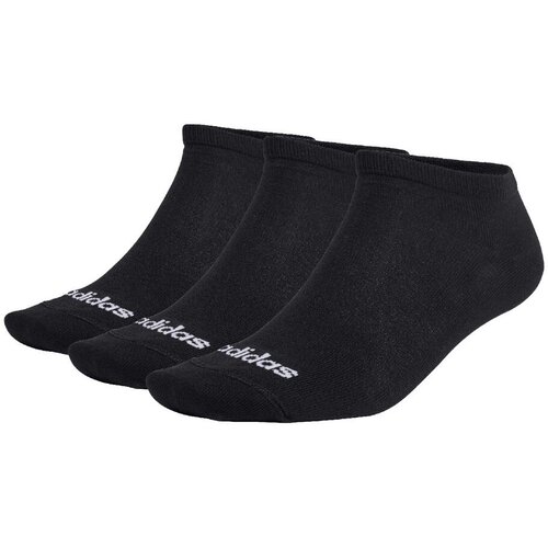 Adidas Nogavice Chaussettes thin linear low-cut noir/blanc Črna Slike