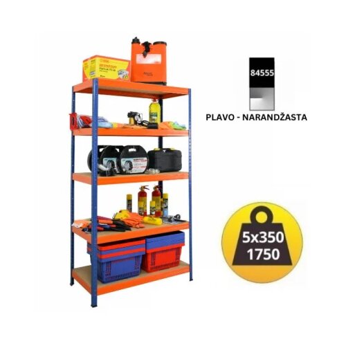 SmartStorage polica metal medijapan 180x100x50cm 5x350kg Cene