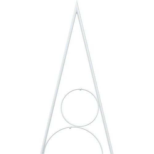  Metalna božićna jelka KUOPIO 60 cm Čelik Bijela - 60 cm Bijela Slike