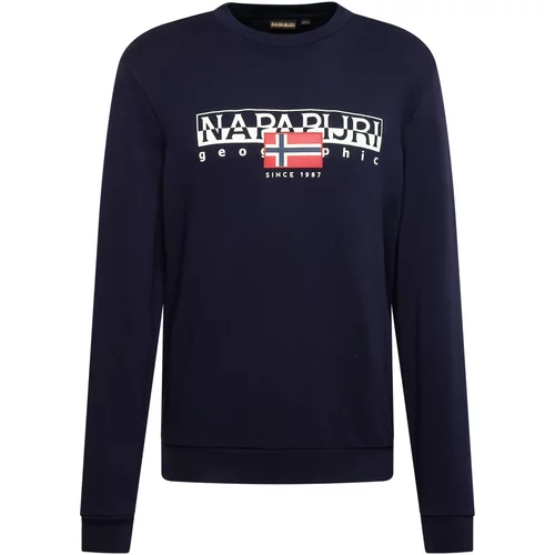 Napapijri Sweater majica 'AYLMER' morsko plava / mornarsko plava / svijetlocrvena / bijela
