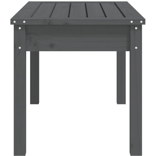  Vrtna klupa siva 80x44x45 cm od masivne borovine Slike