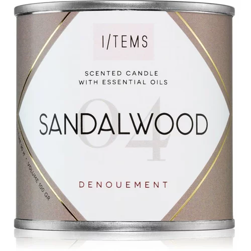 Items Essential 04 / Sandalwood mirisna svijeća 100 g