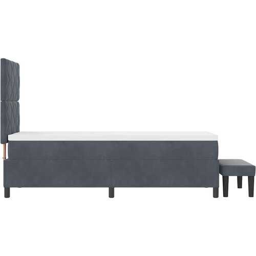  Krevet s opruga kutije Tamno siva 200 x 80 cm Bar&amp;scaron;un Slike