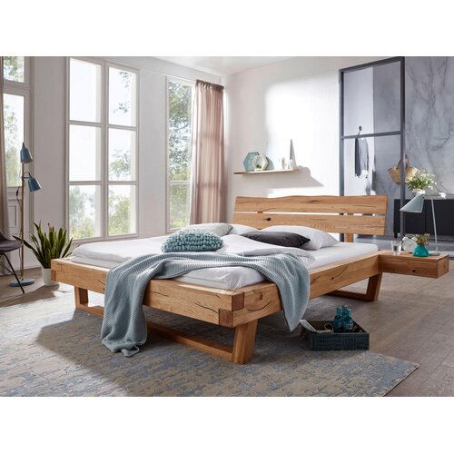 Livetastic POSTELJA IZ TRAMOV 180 cm x 200 cm , les divji hrast Slike