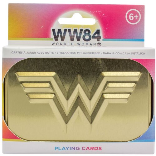 Paladone Zlate igralne karte z logotipom DC Comics Wonder Woman 1984, PP6776WWF, (20843591) Cene